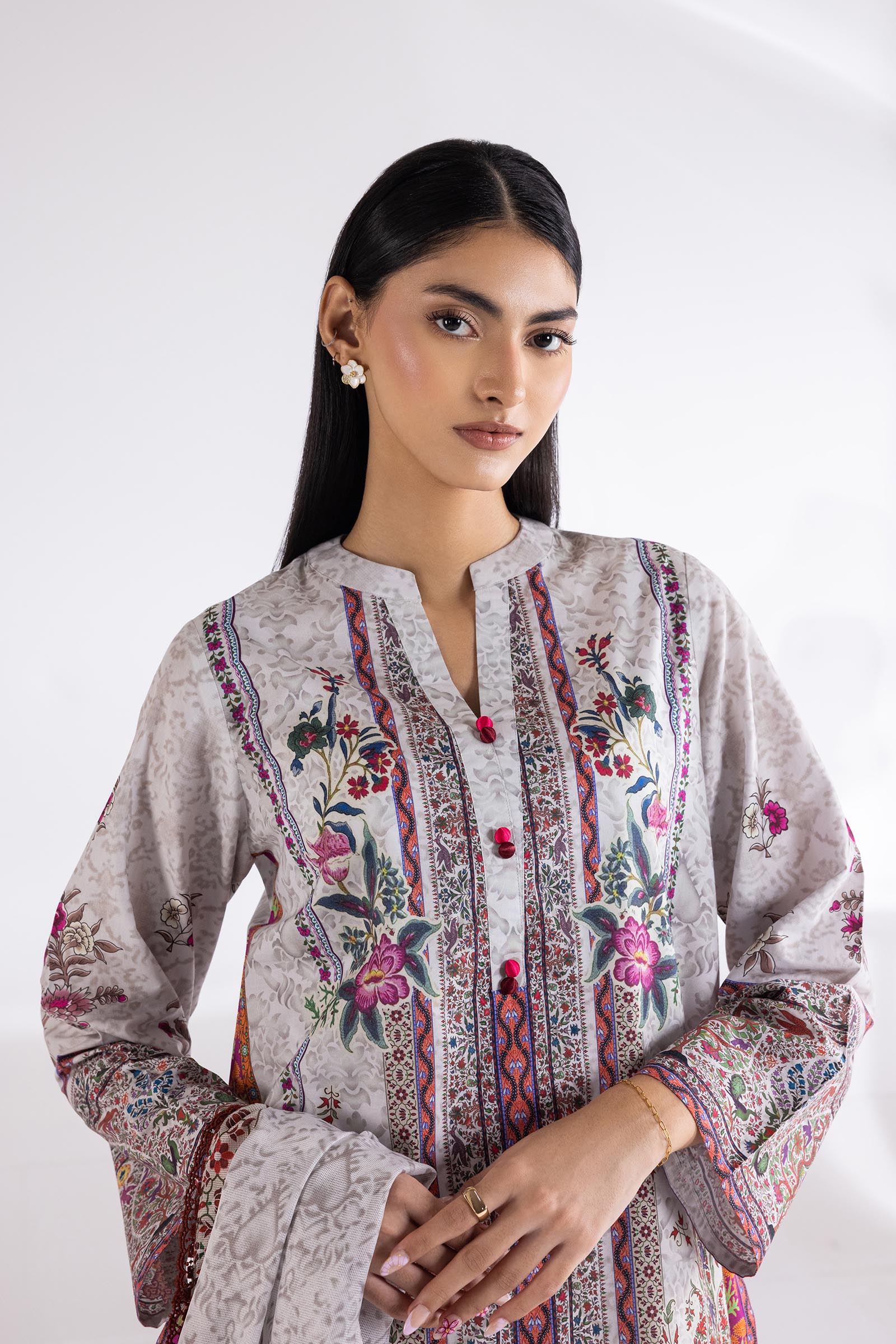 Stitched Shirt + Dupatta
