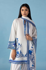Stitched Linen Shirt + Dupatta