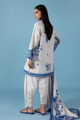 Stitched Linen Shirt + Dupatta