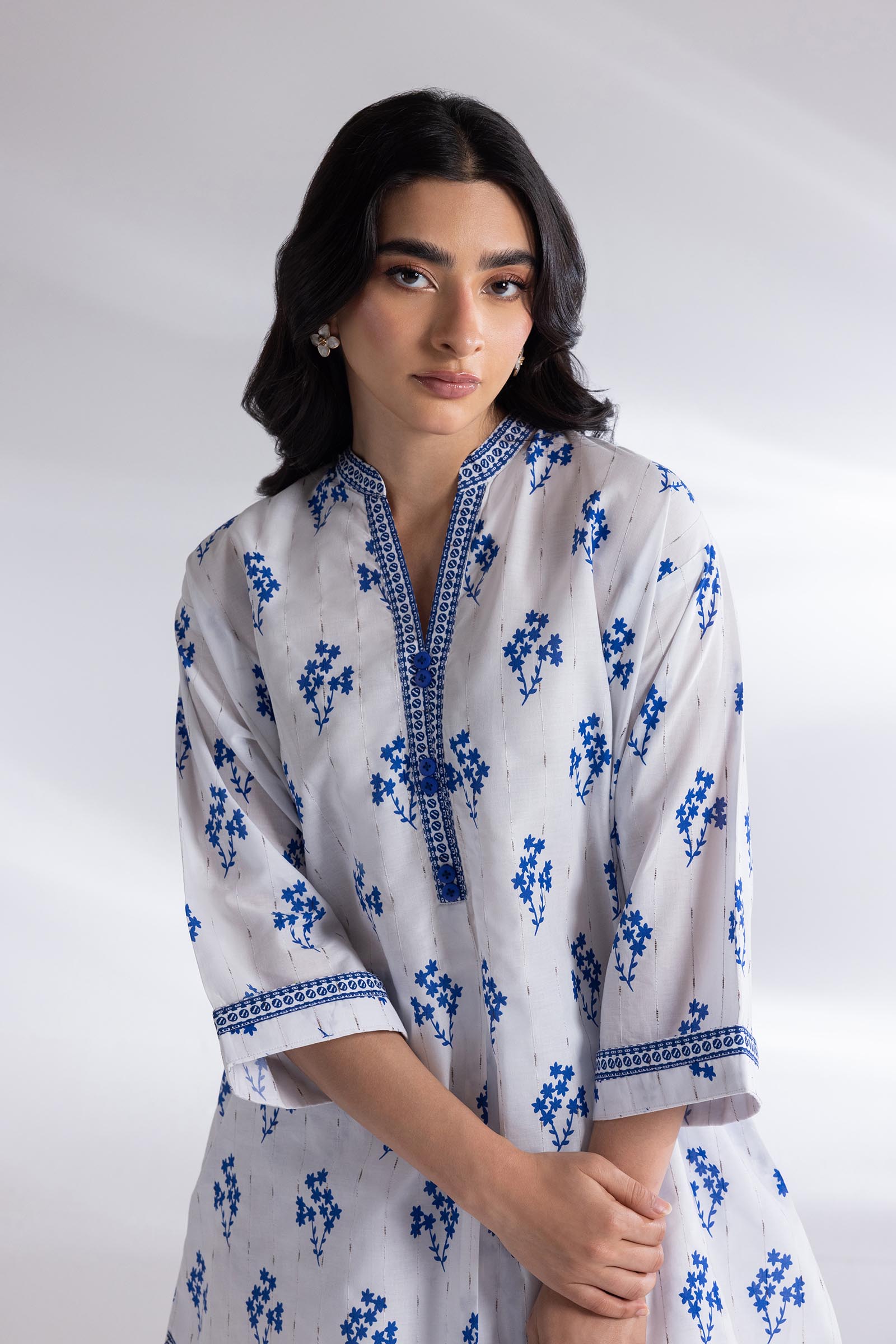 Stitched Basic Shirt + Bottom Secondary image