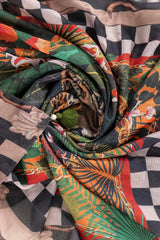 Indian Woven Net Dupatta