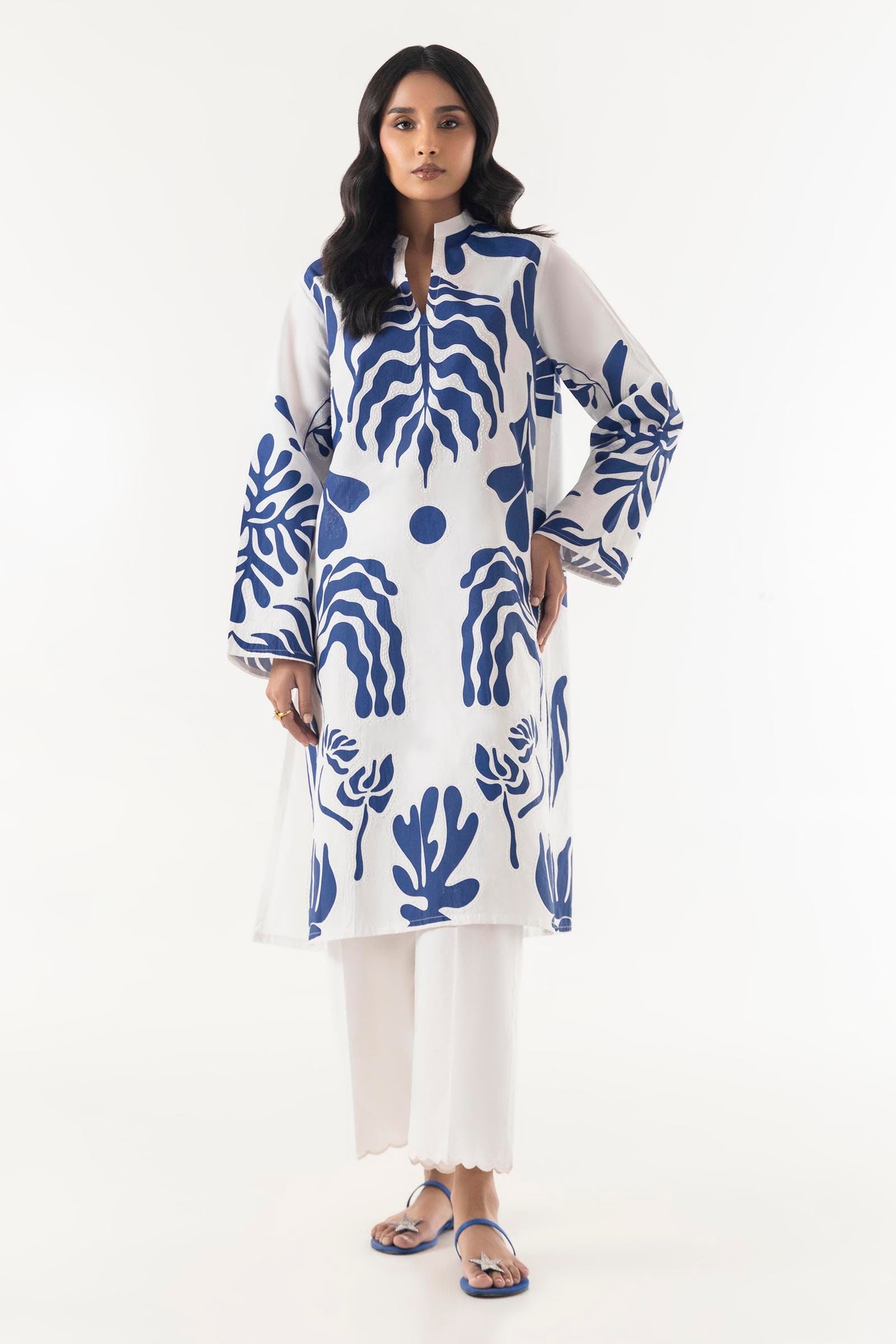 Stitched Lawn Printed Shirt Main image