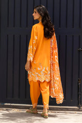 Stitched Lawn Embroidered Suit