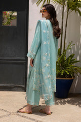 Stitched Lawn Embroidered Suit
