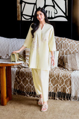 Stitched Lawn Embroidered Shirt + Shalwar
