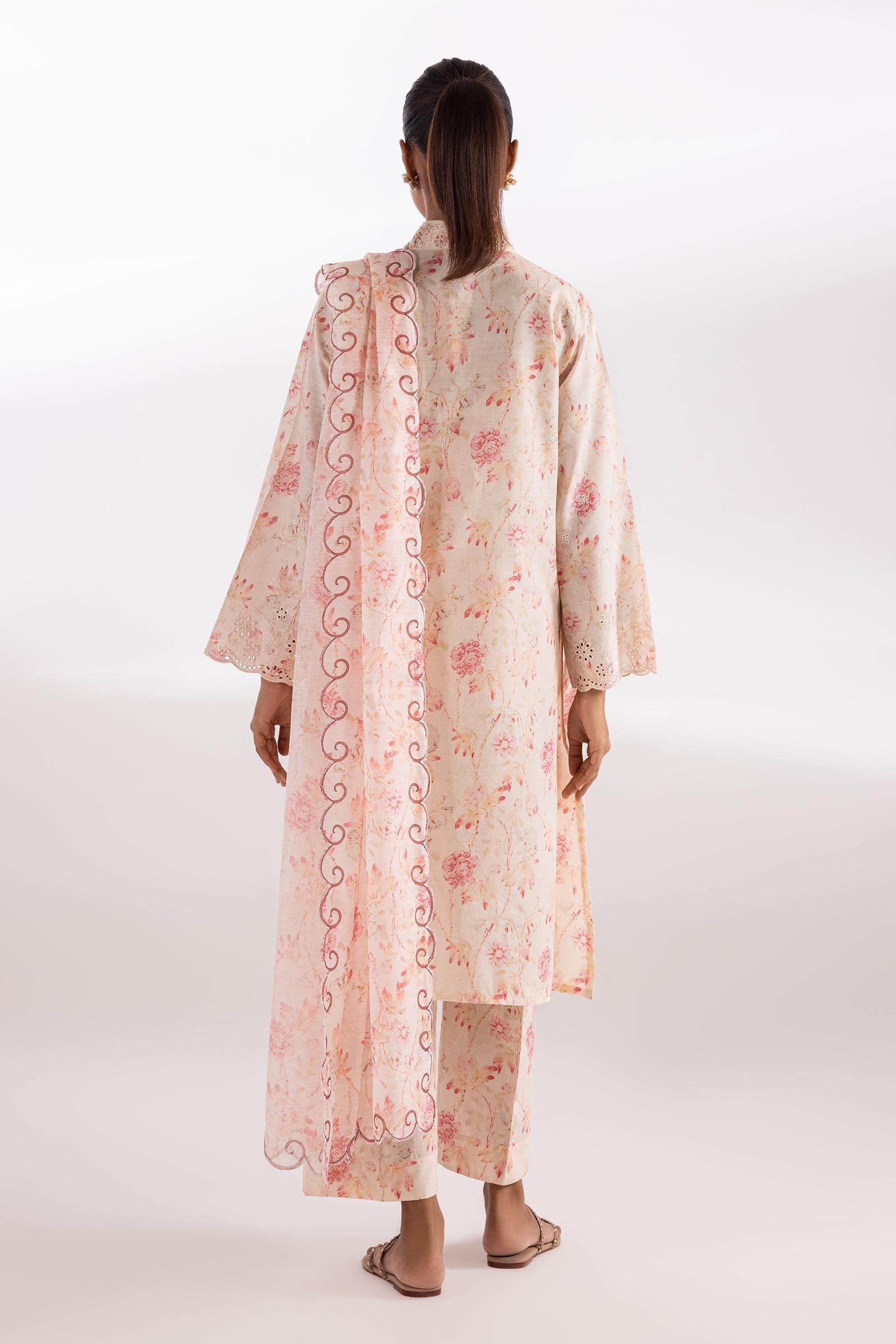 Stitched Digital Printed Monark Dupatta Secondary image