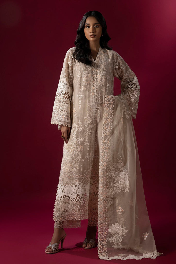Stitched Embroidered Cotton Shirt + Bottom