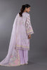 Stitched Organza Embroidered Shirt + Plazo + Dupatta