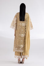 Stitched Embroidered Cotton Slub + Bottom