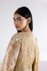 Stitched Embroidered Cotton Slub Suit