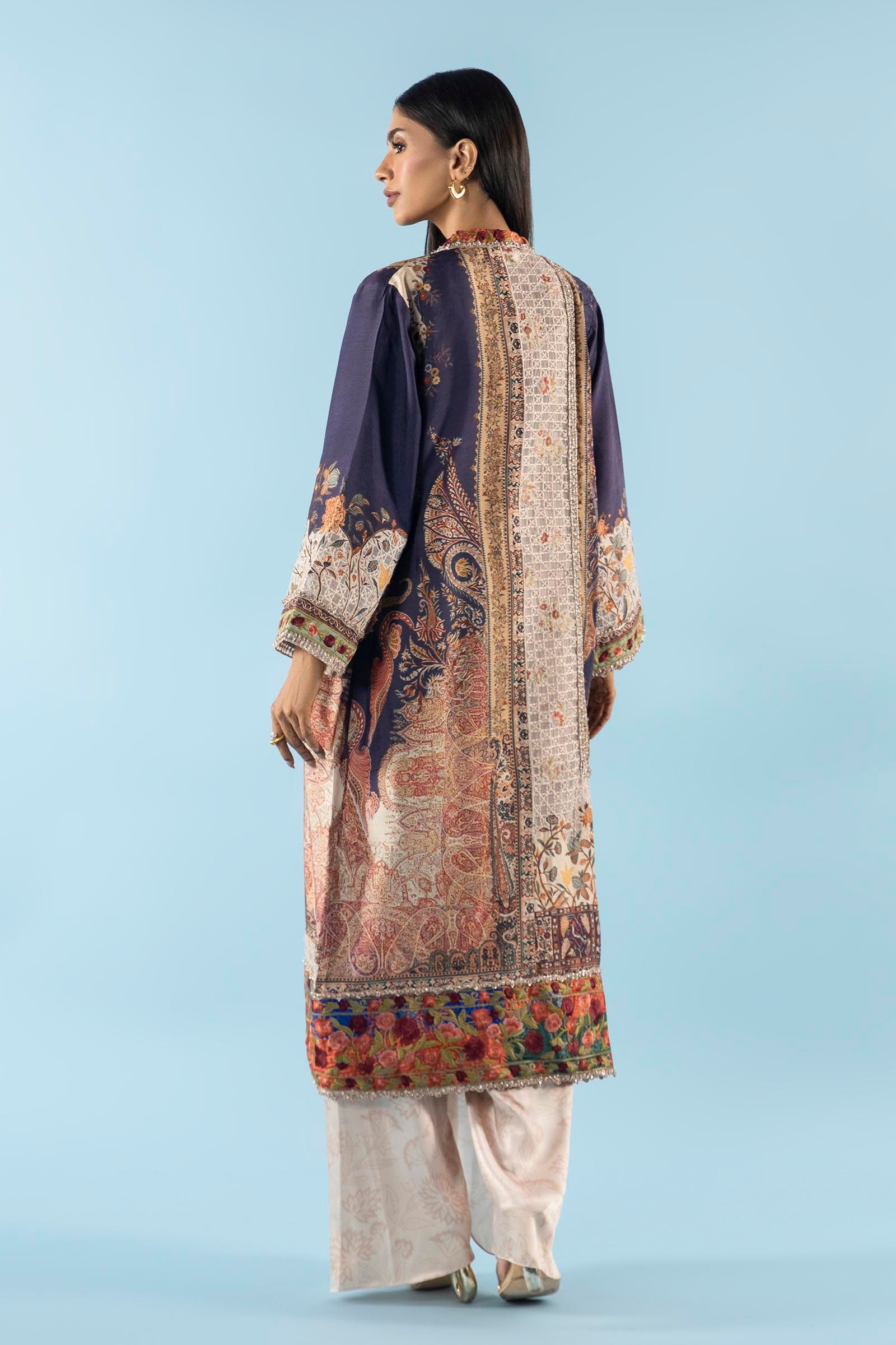 Stitched Luxury Pret Jacket & Bottom Secondary image