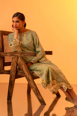Stitched Luxury Embroidered Shirt + Bottom