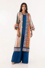 Stitched Luxury Printed Jacket & Bottom
