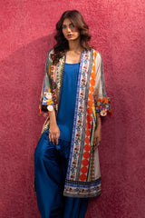 Stitched Luxury Printed Jacket & Bottom