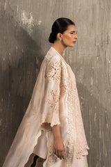 Stitched Luxury Embroidered Front Open Shirt + Bottom