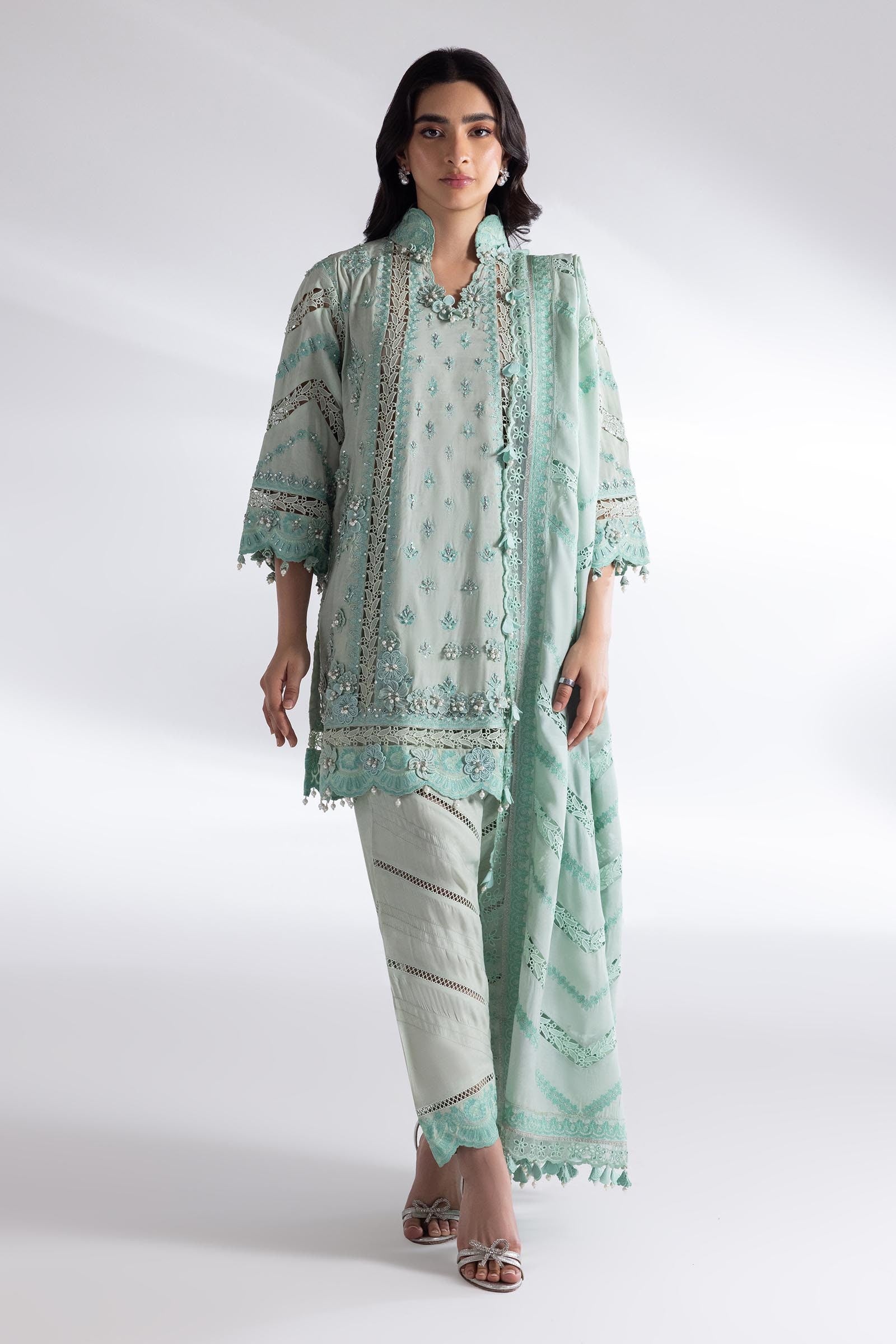 Stitched Luxury Embroidered Suit Main image
