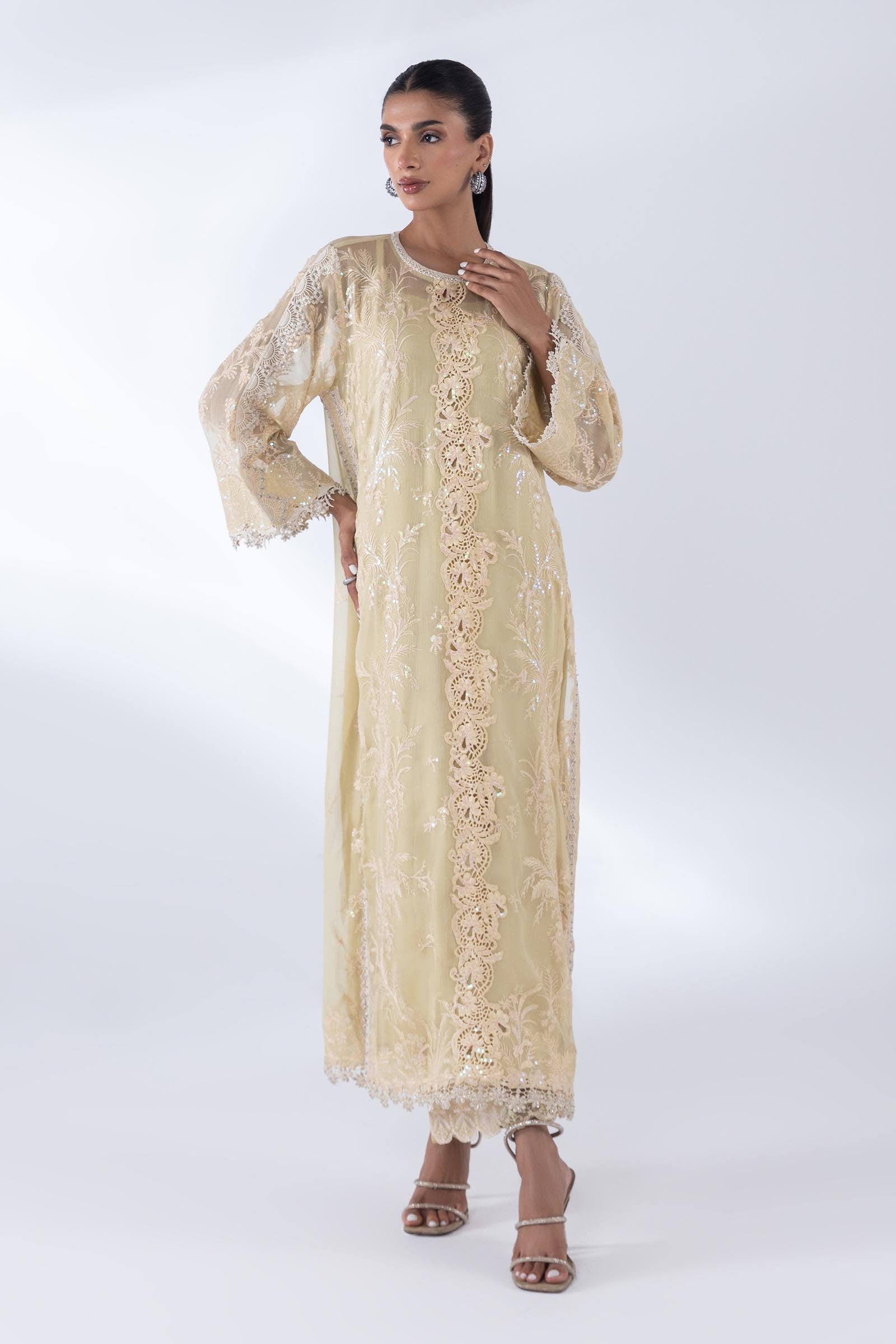 Stitched Luxury Embroidered Suit Main image