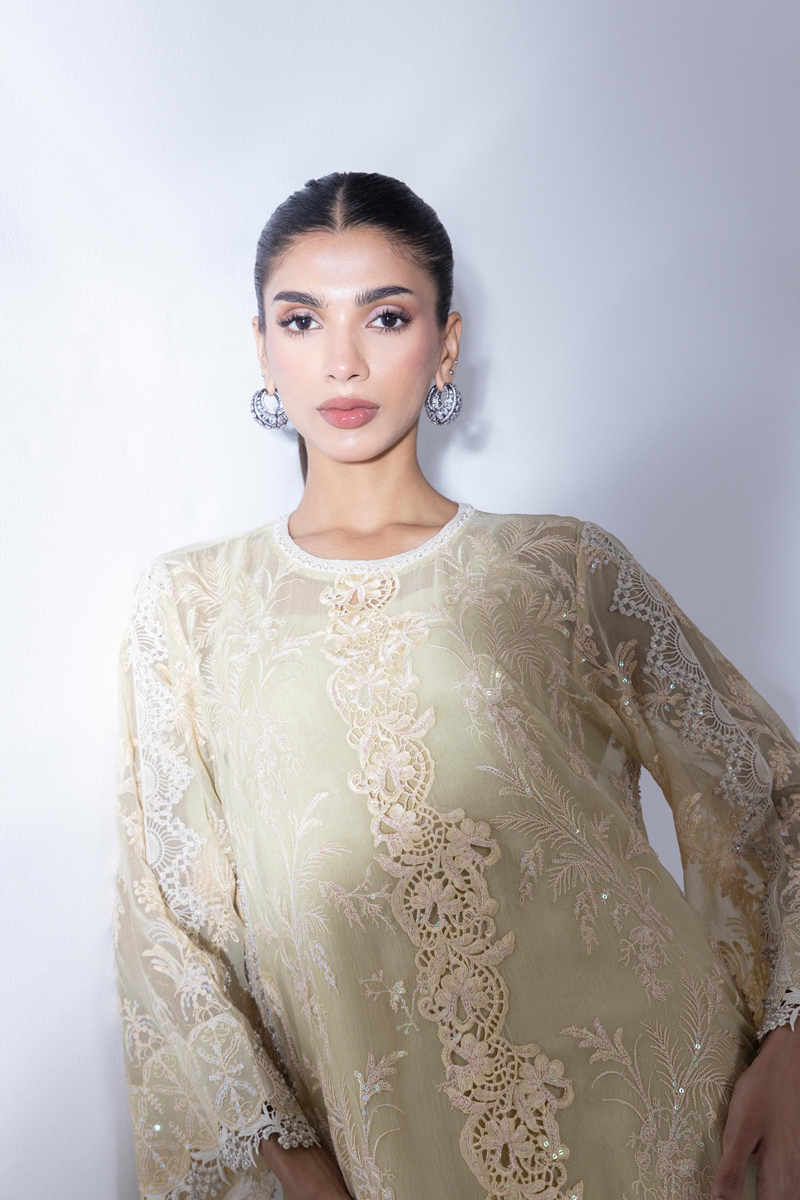 Stitched Luxury Embroidered Suit Secondary image