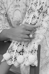 Stitched Luxury Off White Cutwork Shirt + Shalwar