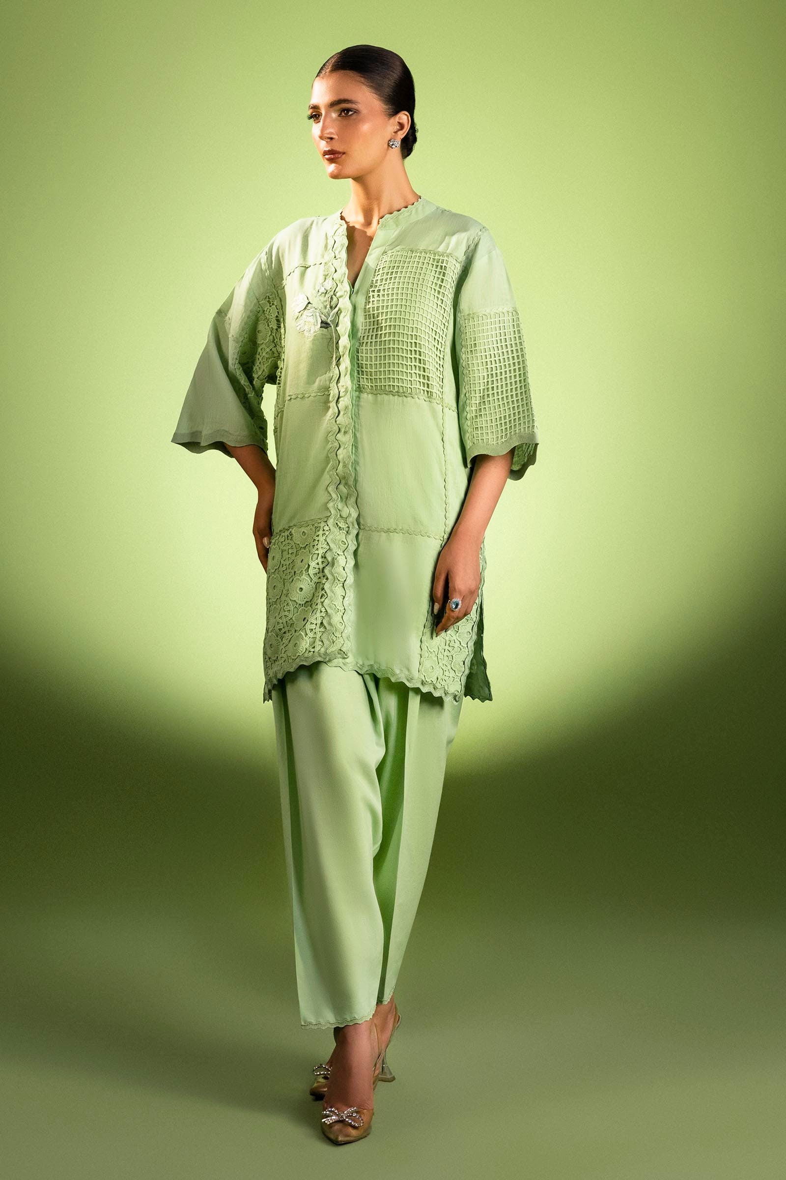 Stitched Luxury Shirt + Shalwar Main image