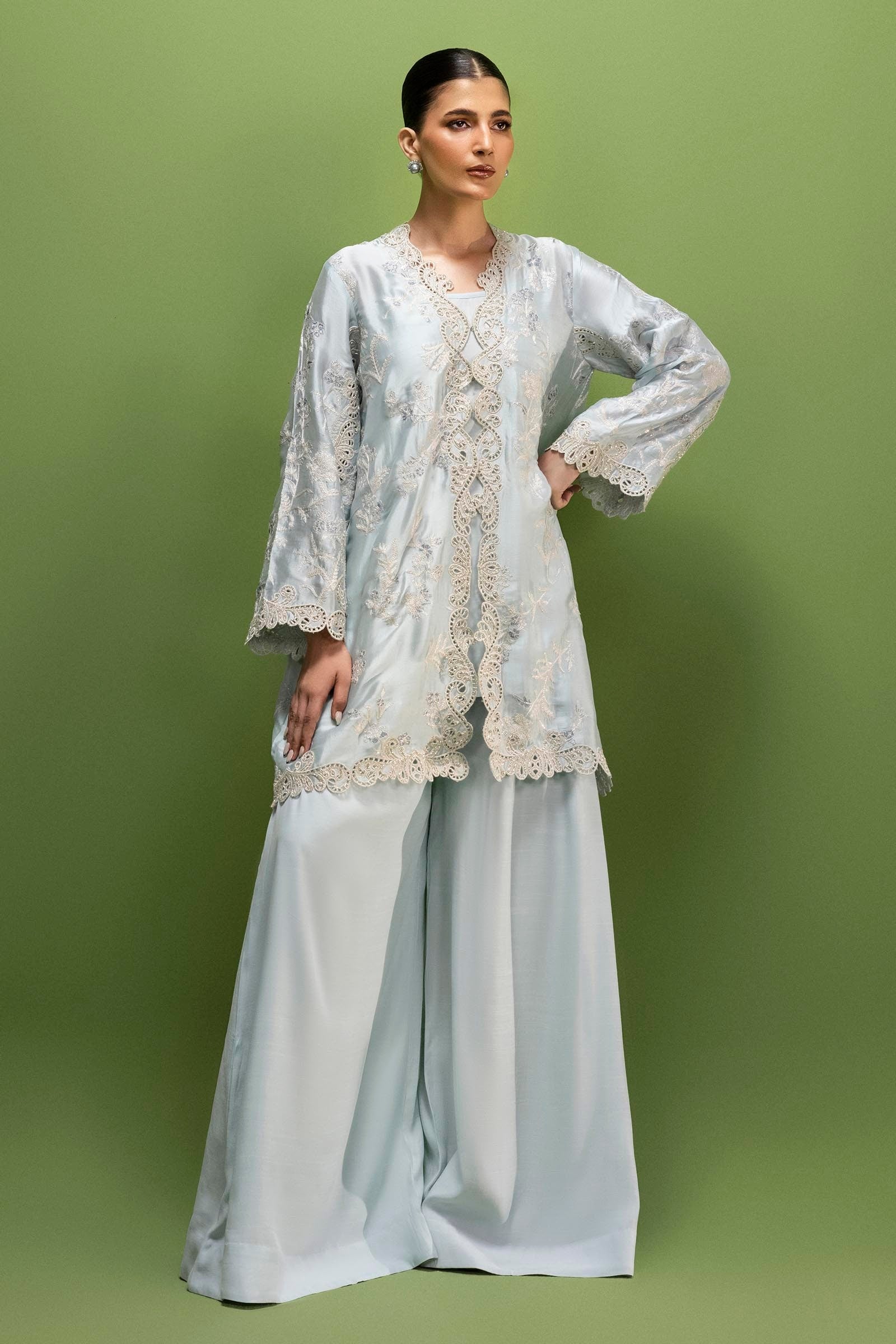 Stitched Luxury Jacket + Culotte Main image