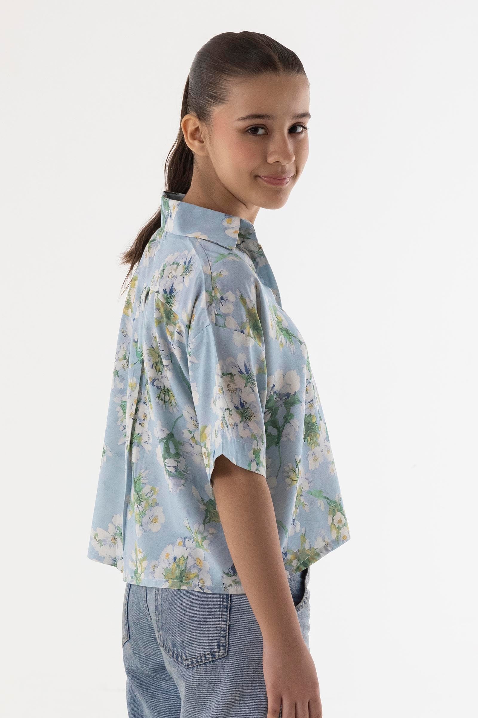 Stitched Kids Linen Shirt Secondary image