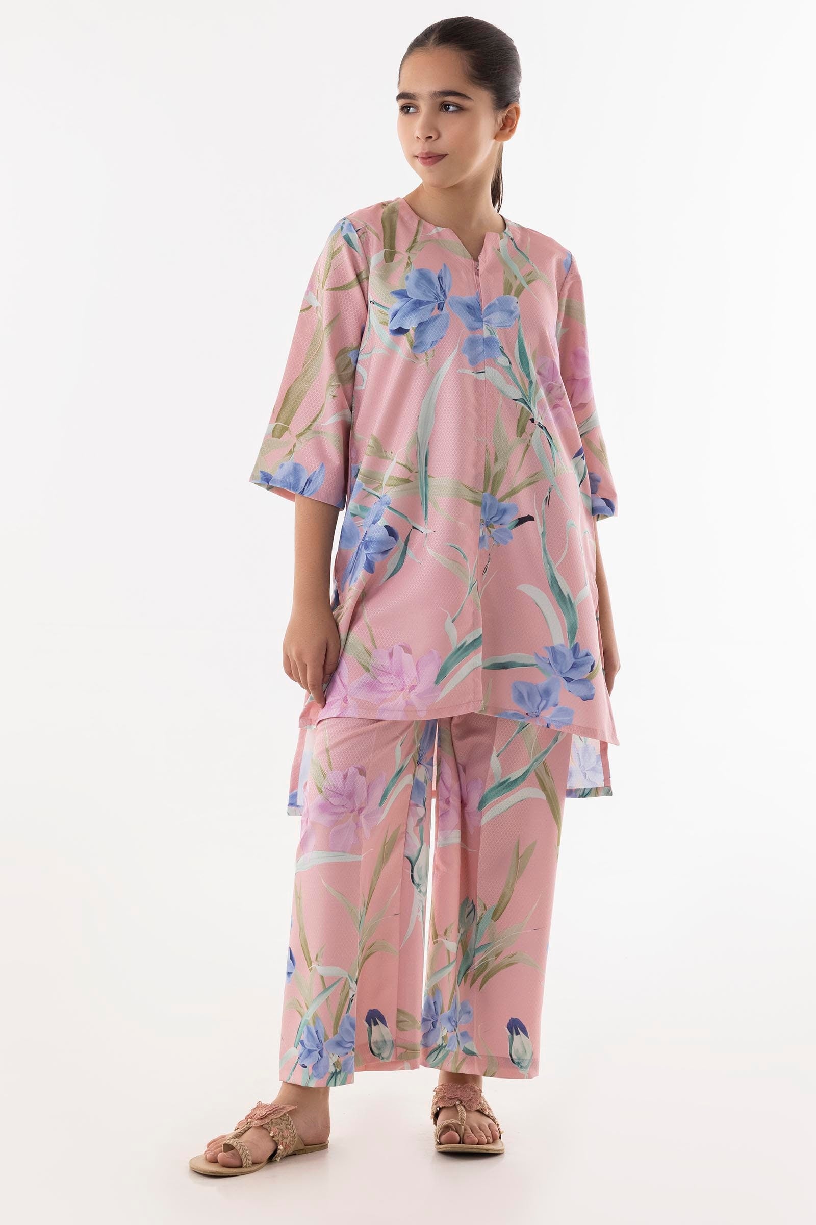 Stitched Kids Dobby Shirt + Culotte Main image