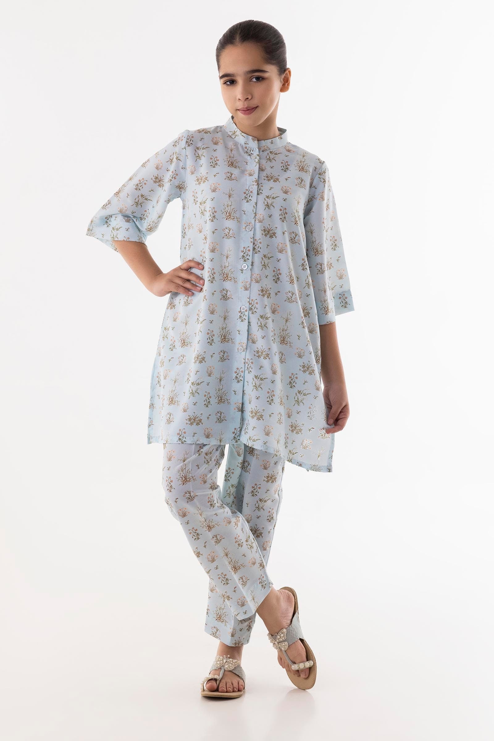 Stitched Kids Cambric Shirt + Bottom Main image