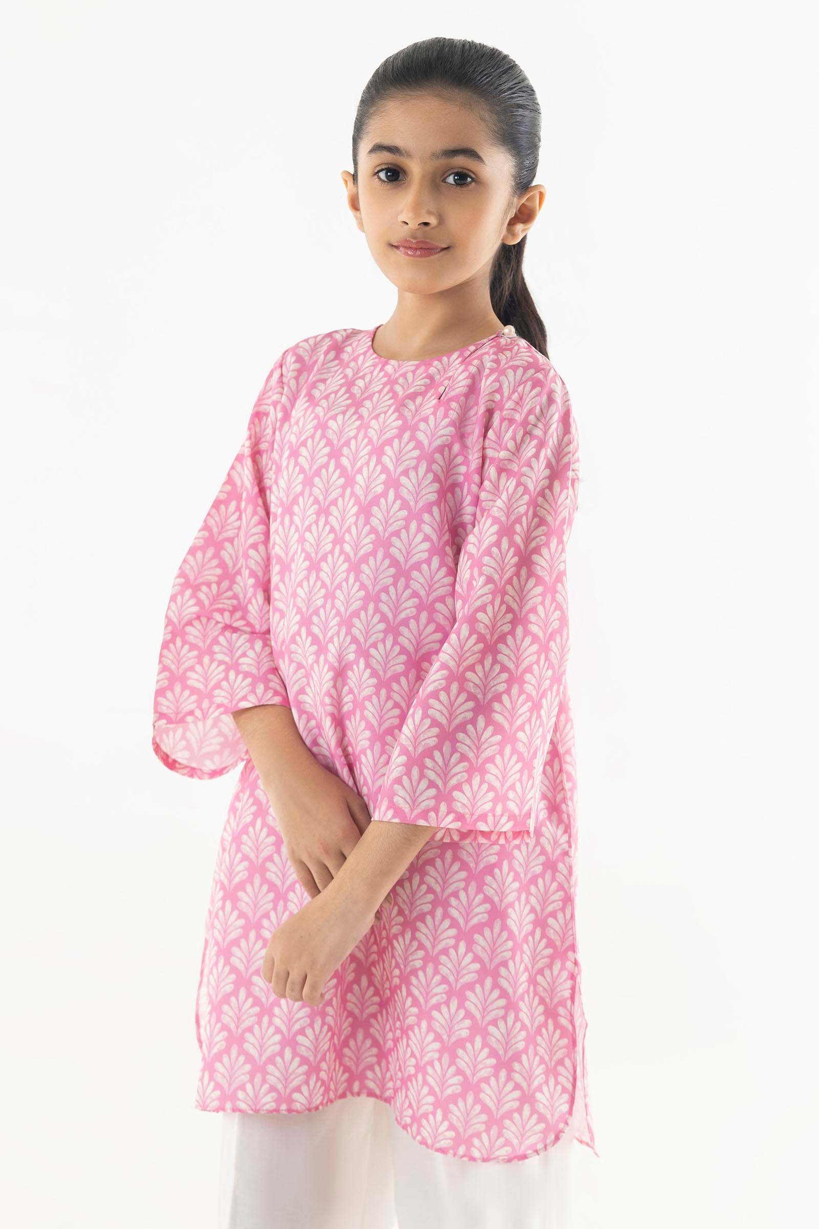 Stitched Kids Cambric Printed Shirt Main image