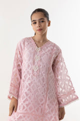 Stitched Kids Jacquard Embroidered Shirt + Shalwar