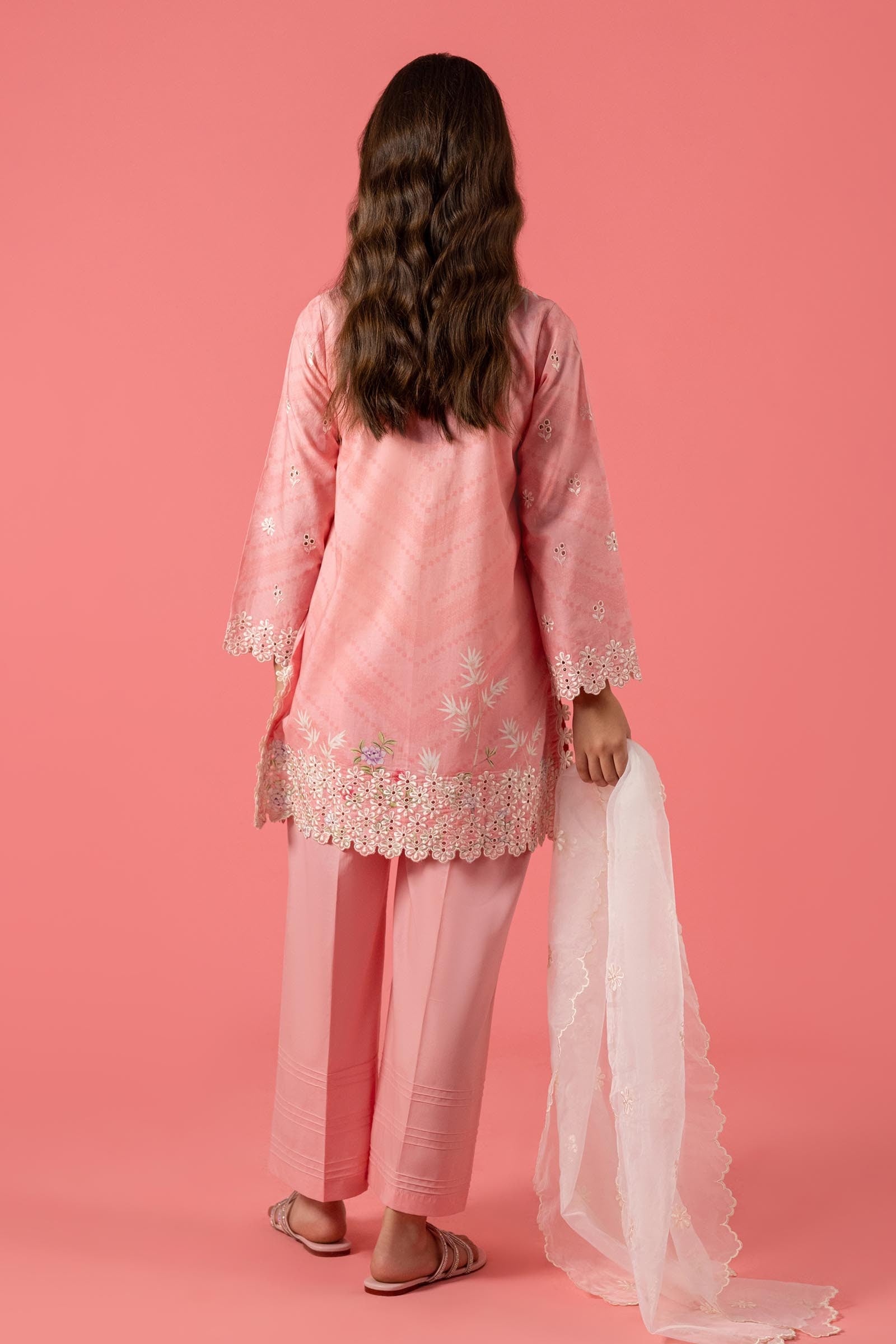 Stitched Kids Embroidered Lawn Suit Secondary image