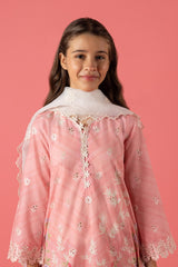 Stitched Kids Embroidered Lawn Suit
