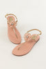 Kids Pink Floral Slingback