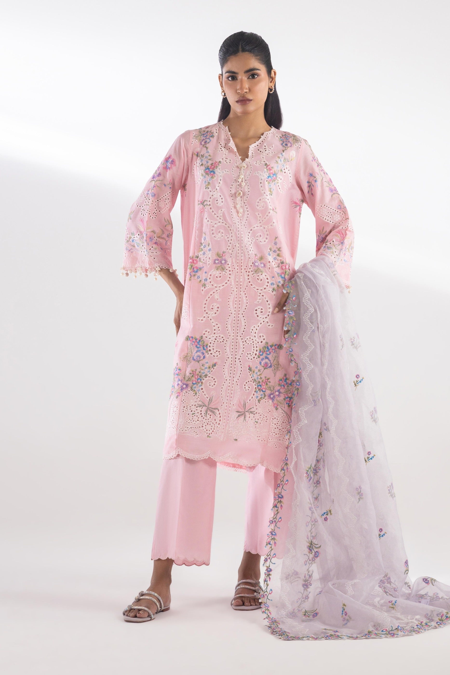 Stitched Luxury Lawn Suit Main image
