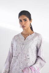Stitched Luxury Lawn Suit