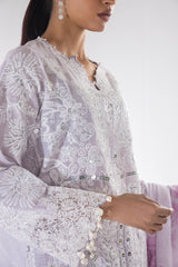 Stitched Luxury Lawn Suit