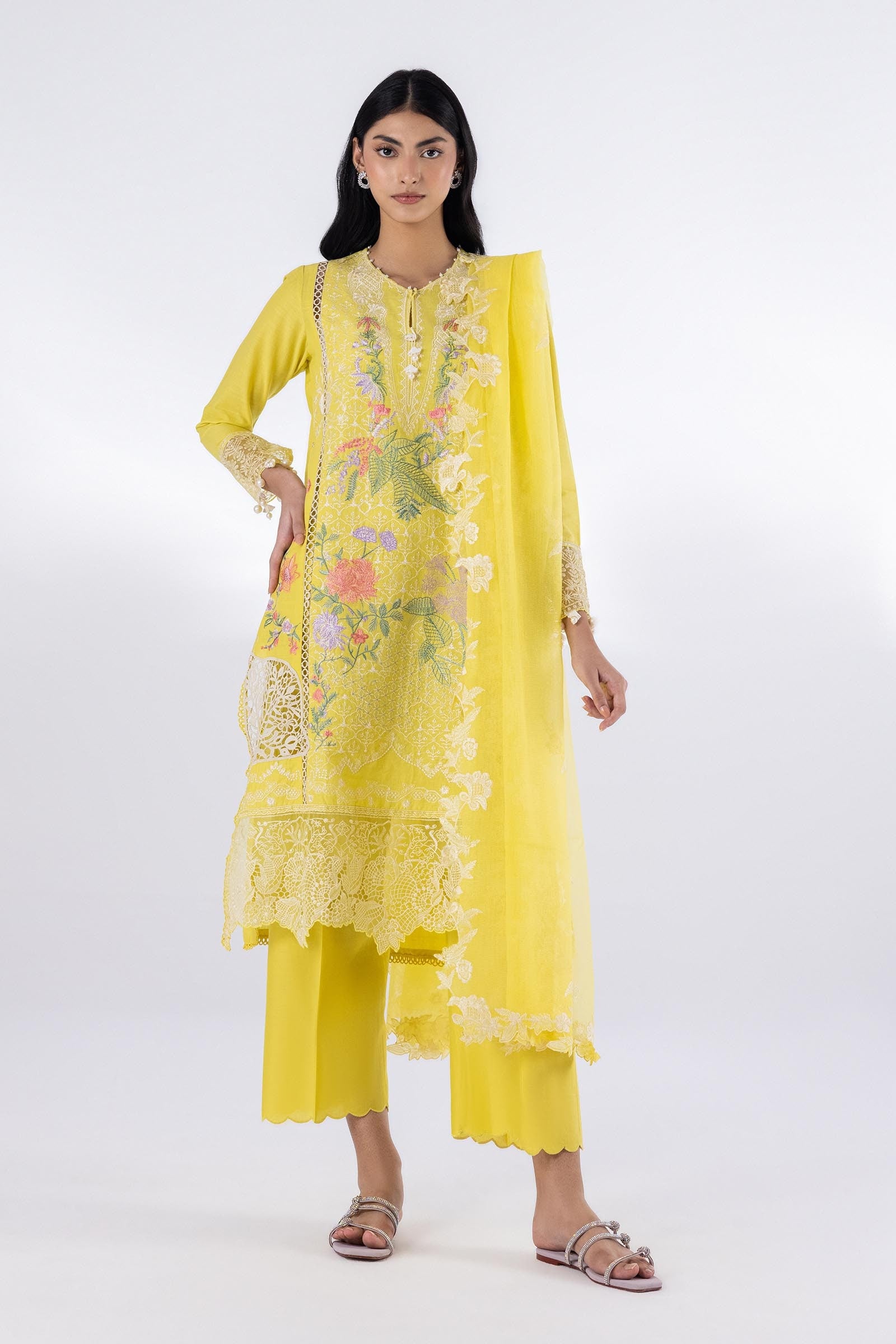 Stitched Luxury Lawn Suit Main image