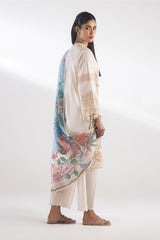 Stitched Luxury Lawn Suit