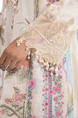 Stitched Luxury Lawn Suit