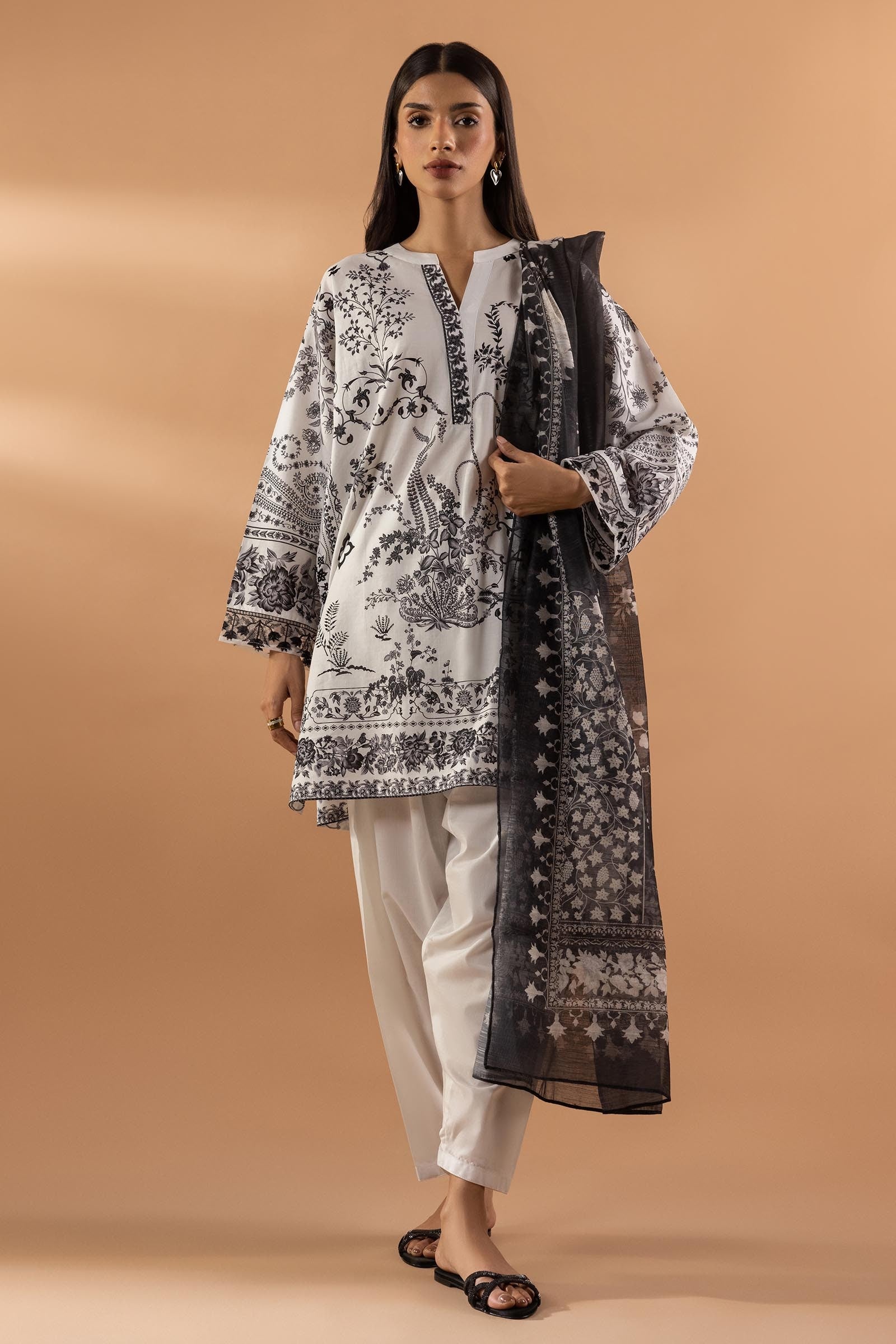 Stitched Shirt + Bottom + Dupatta Main image