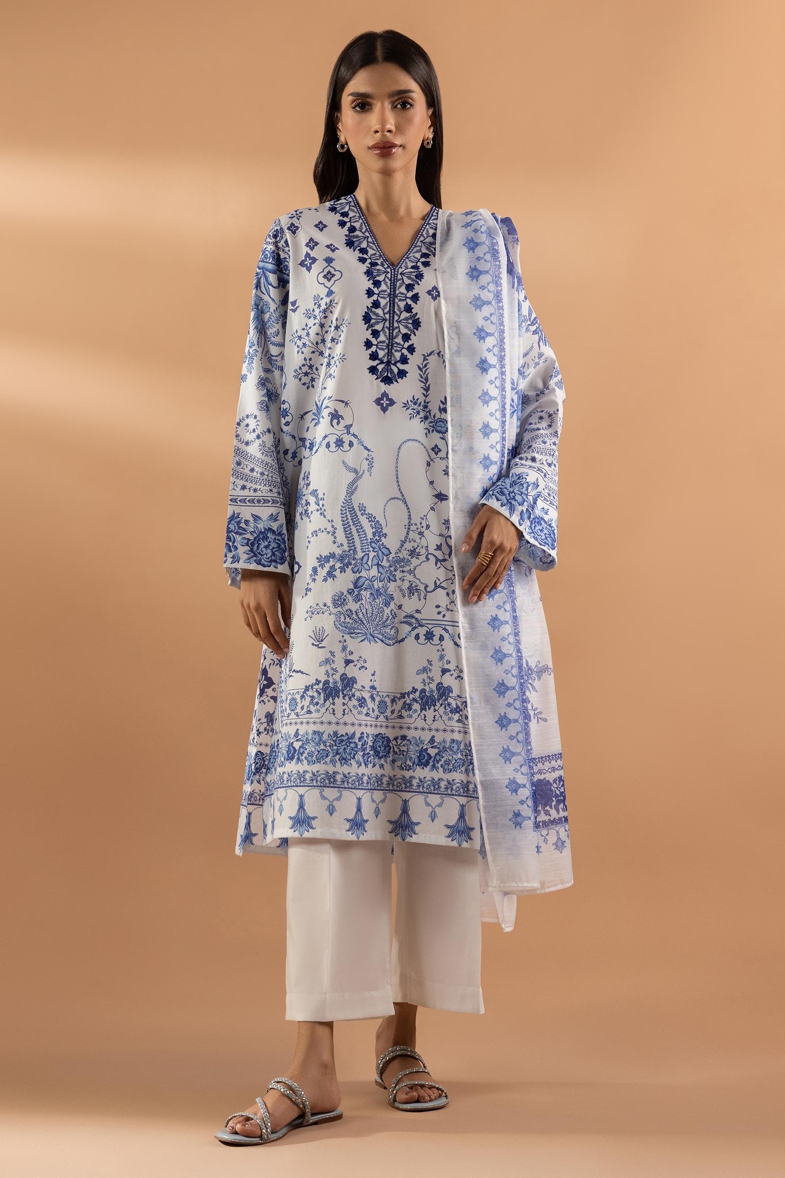 Stitched Shirt + Bottom + Dupatta Main image