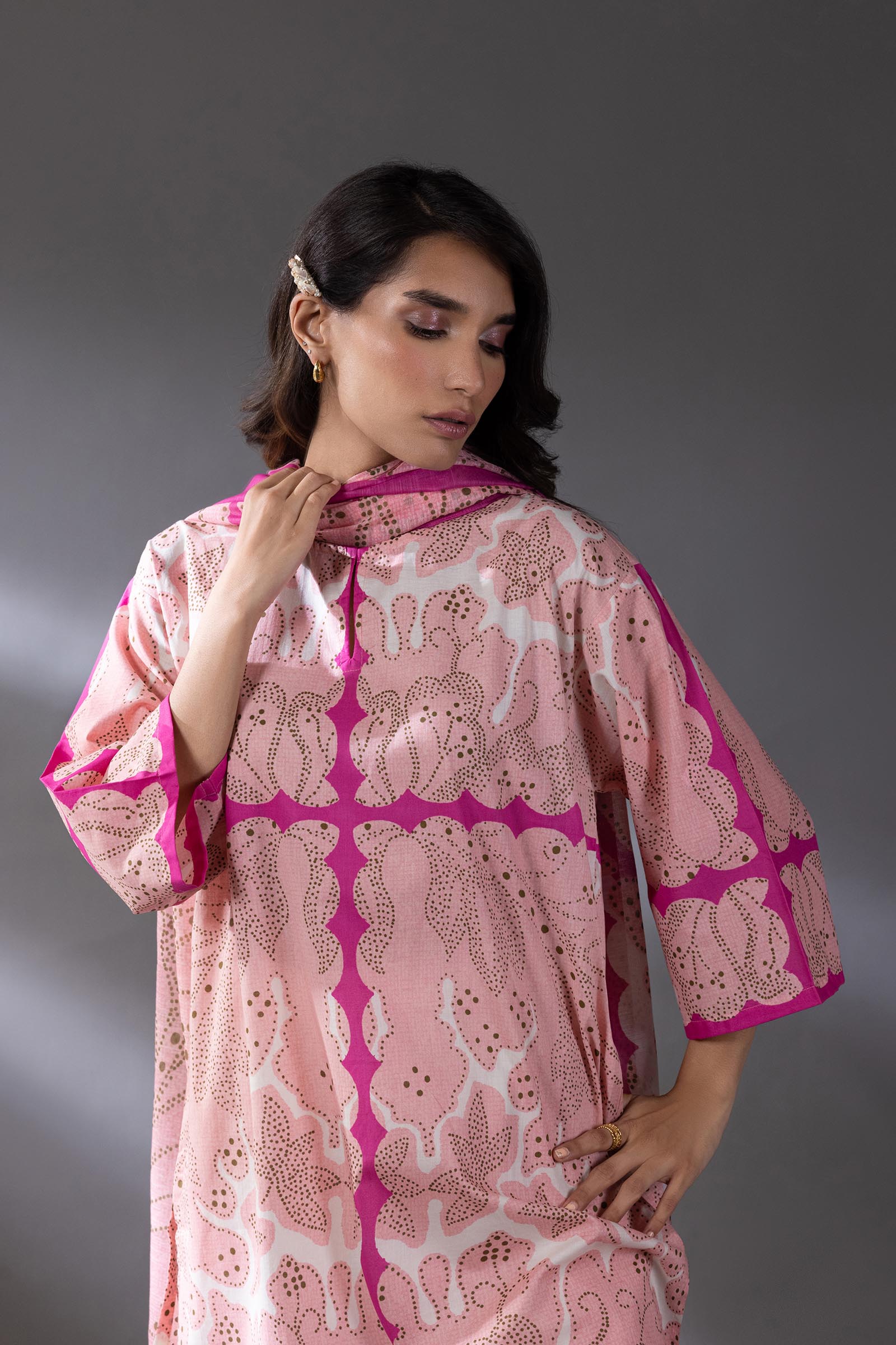 Stitched Shirt + Dupatta Secondary image