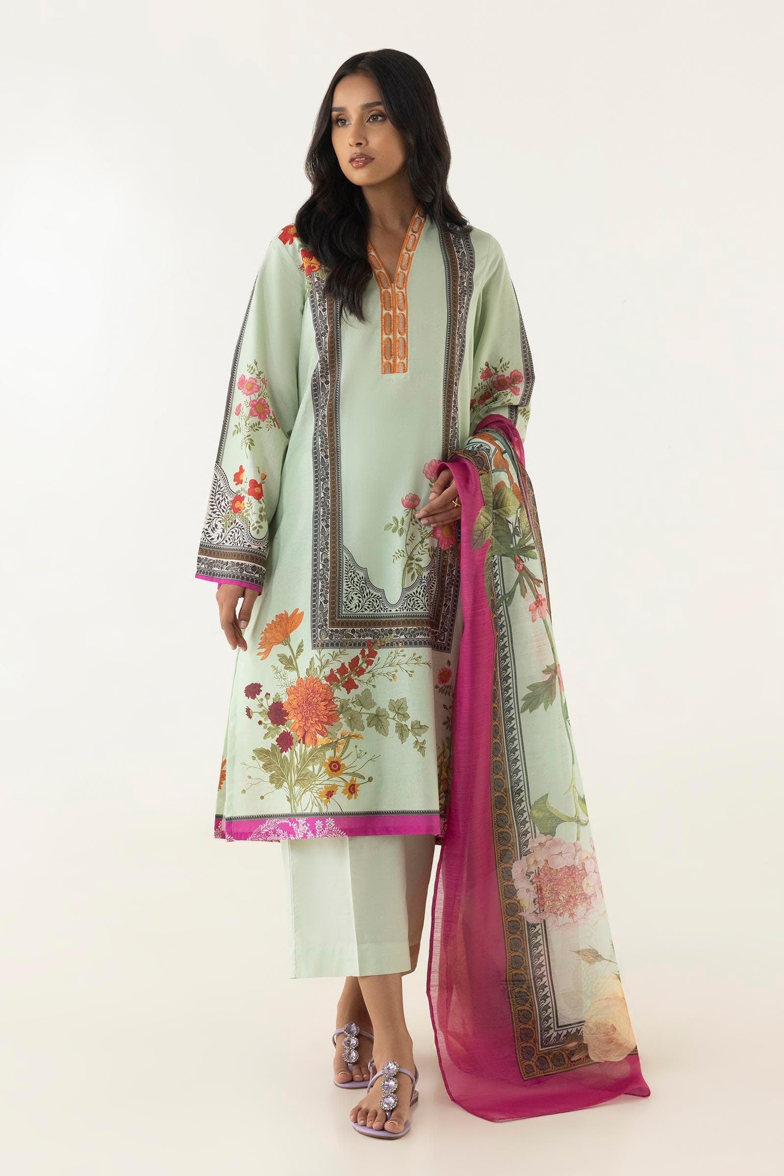 Stitched Shirt + Bottom + Dupatta Main image