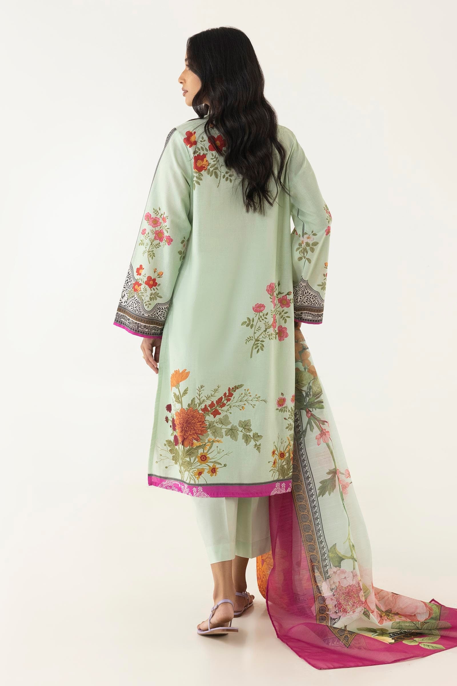 Stitched Shirt + Bottom + Dupatta Secondary image