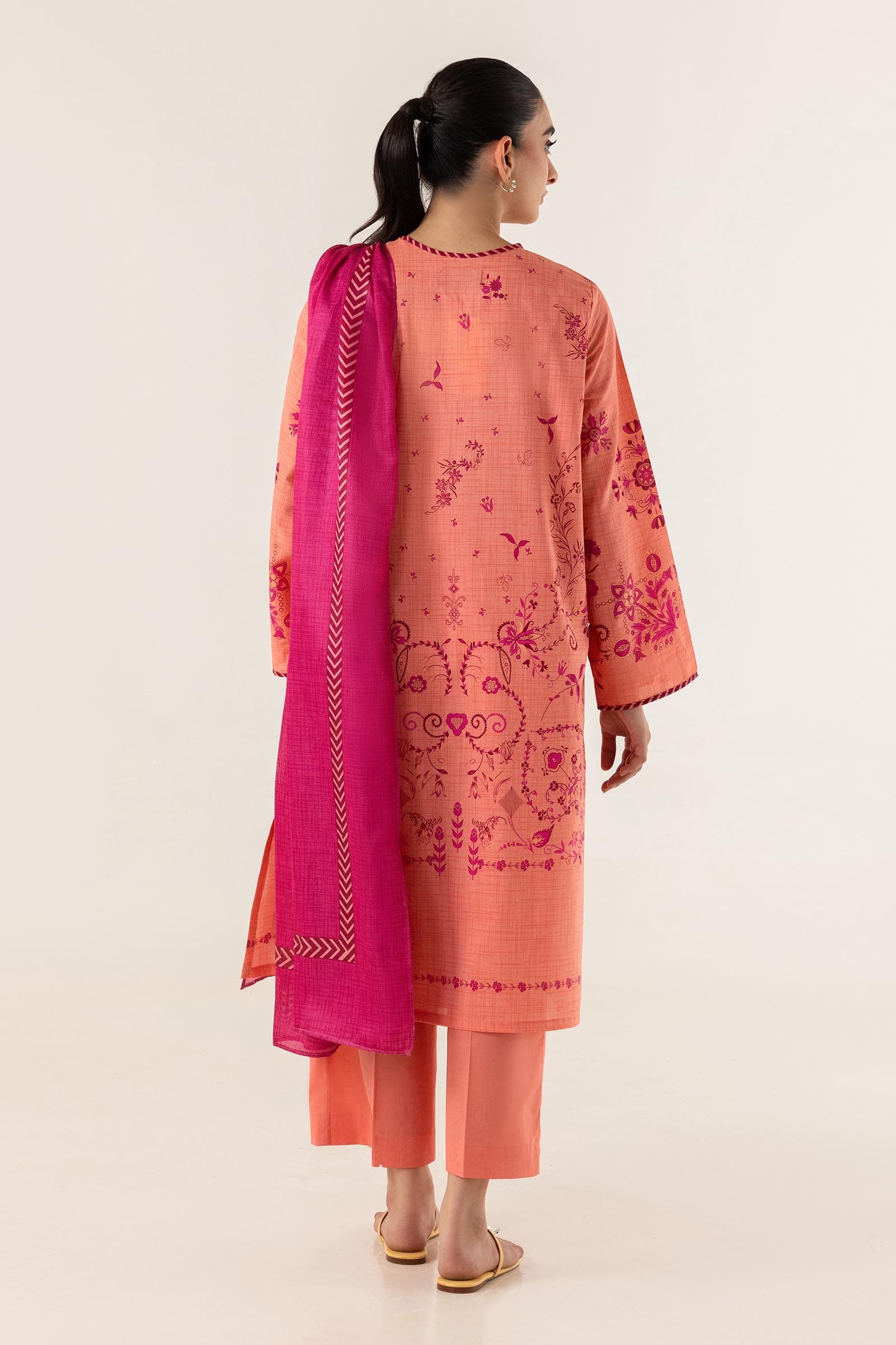 Stitched Lawn Suit Secondary image