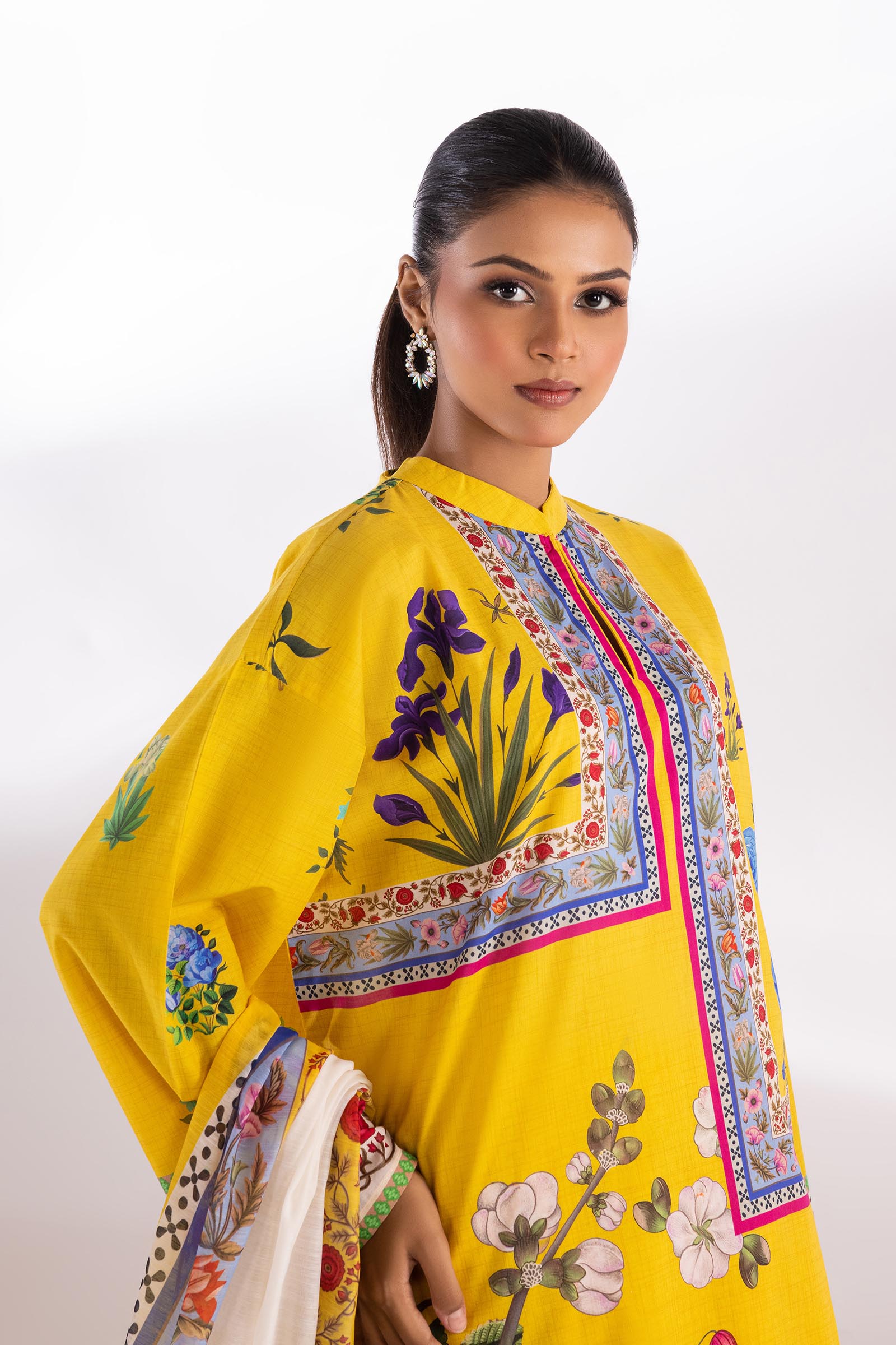 Stitched Printed Lawn Suit Secondary image