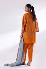 Stitched Mahay Lawn Suit