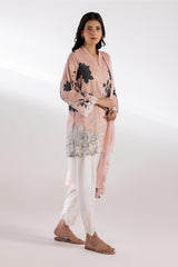 Stitched Mahay Lawn Shirt + Dupatta