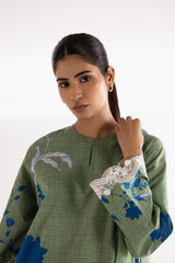 Stitched Mahay Lawn Shirt + Dupatta