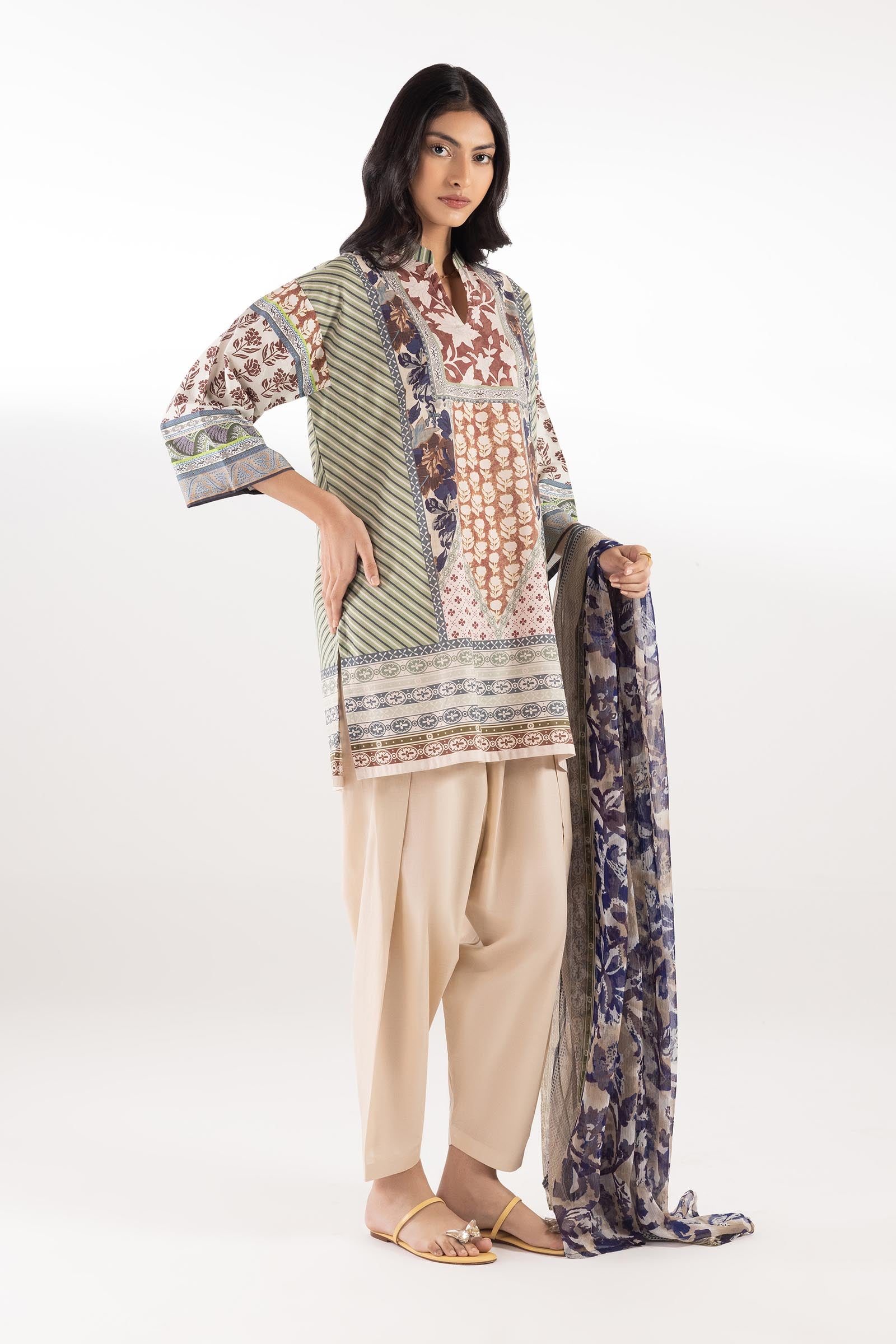 Stitched Mahay Suit Main image
